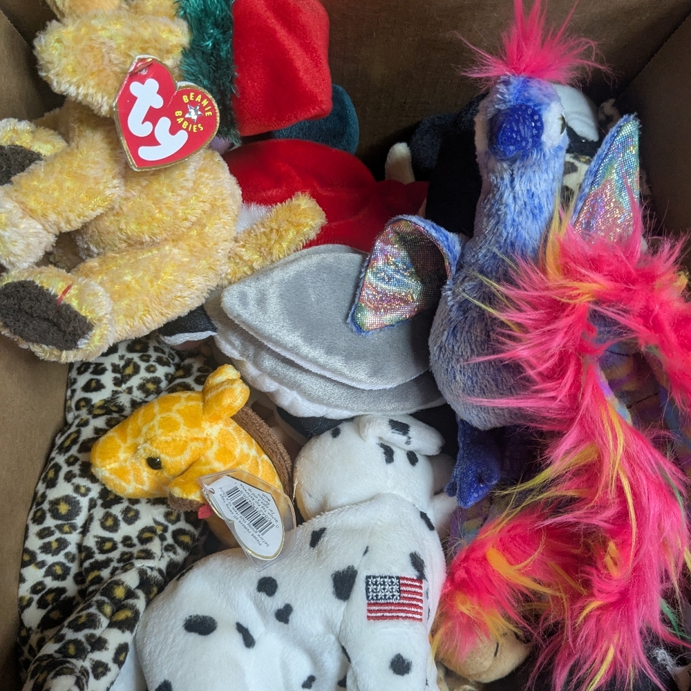 Ty Beanie Baby Mystery Bundle Box Original/Teenie Beanies
